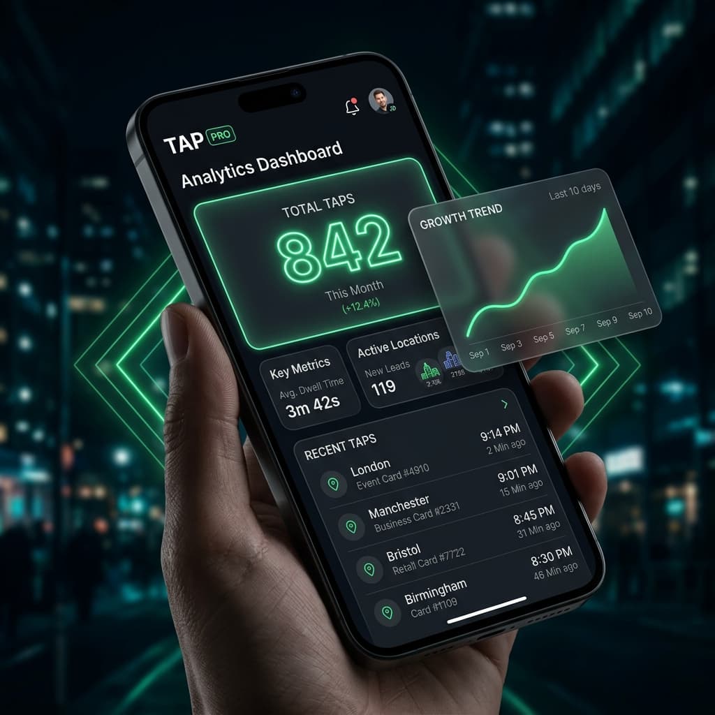 NFC Analytics Dashboard Mockup